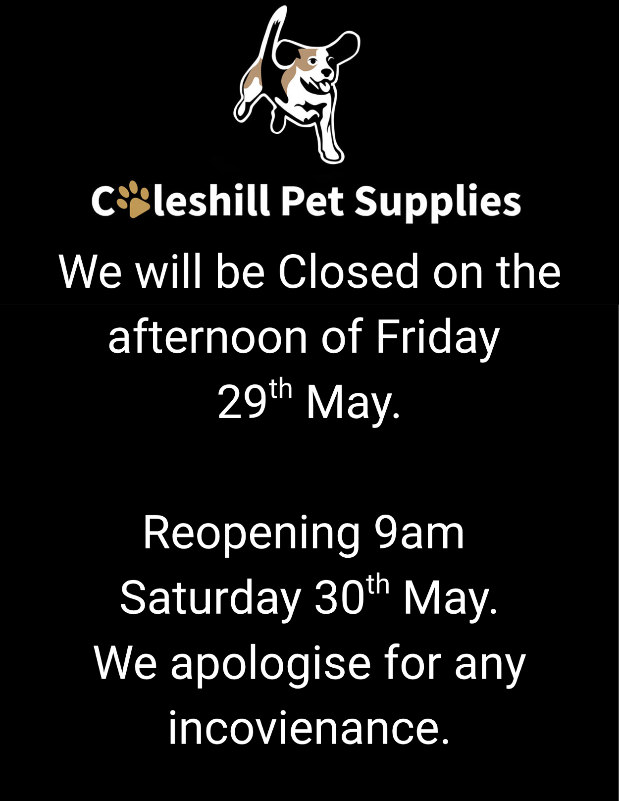 Pet Shop in Warwickshire and Coleshill